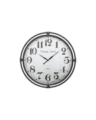Igor orologio in ferro nero vintage Ø74 cm