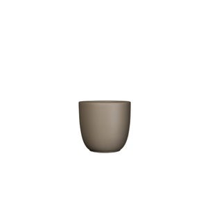Tusca portavaso in ceramica tortora Ø19,5 cm