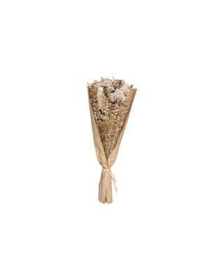 Chardon bouquet rami e fiori secchi H50 cm