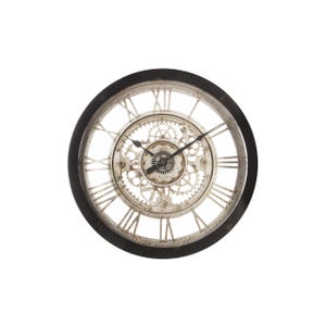 Meca Ivy orologio moderno nero  Ø61 cm