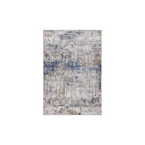 Harrison tappeto moderno marrone e azzurro 160x230 cm