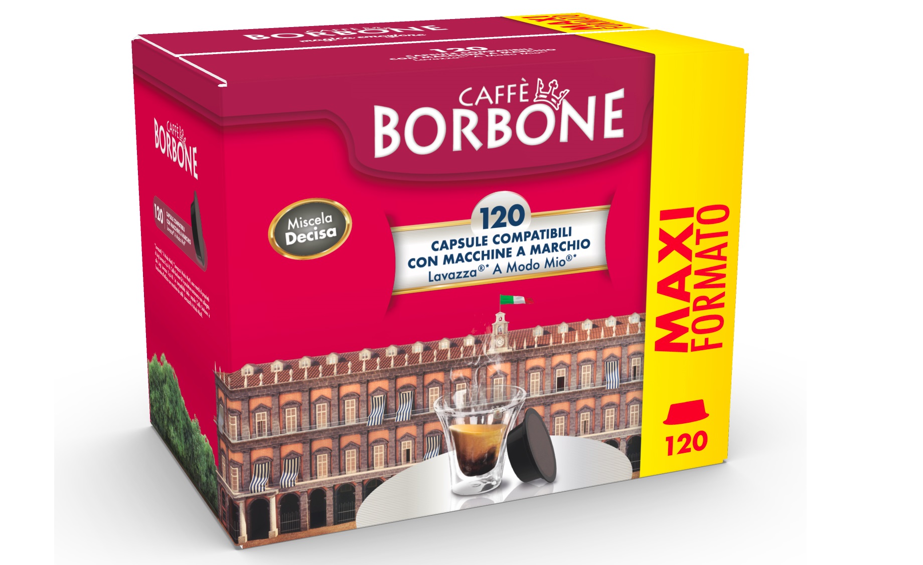 Borbone Box 120 Capsule miscela Decisa compatibili Lavazza