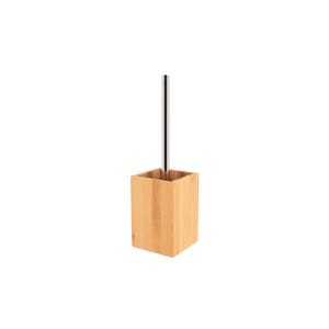 Portascopino in legno di bamboo 10x35 cm