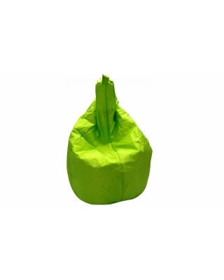 Pera pouf in nylon verde 70x120 cm