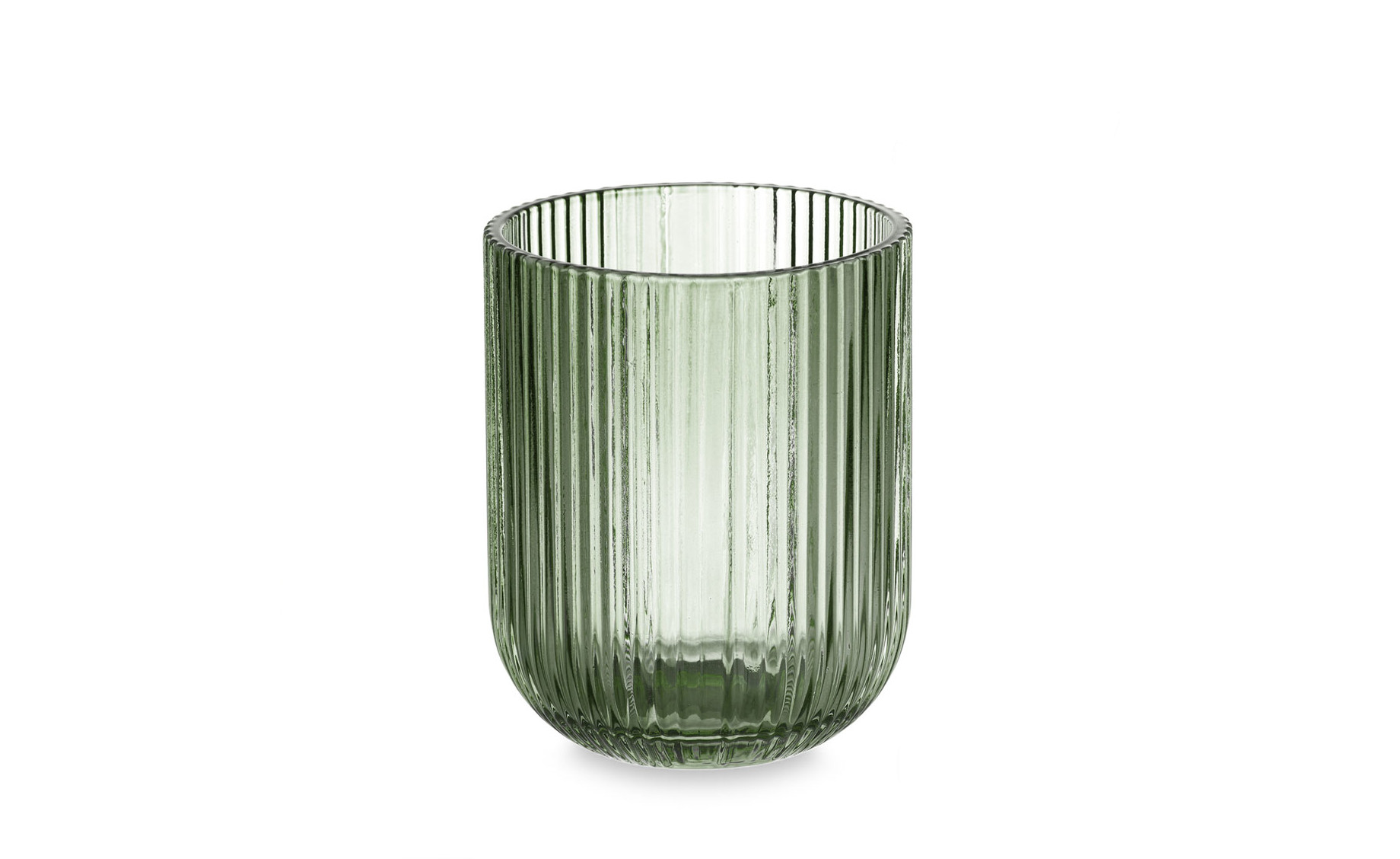 Bicchiere acqua rayas in vetro verde 270 ml