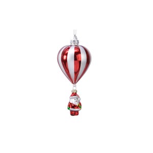 Babbo Natale Paracadute decorazione natalizia H15 cm