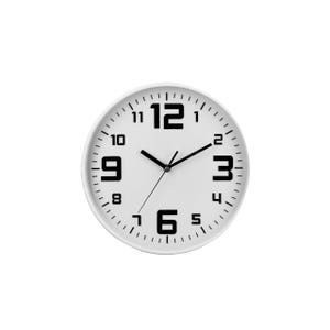 Quarter orologio in metallo bianco Ø30 cm