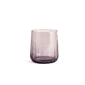 Nova Purple set 3 bicchieri acqua in vetro viola